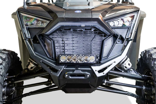 ELEKTRIC OFFROAD POLARIS PRO XP / XP4 2020+ VOLT FRONT WINCH BUMPER CLOSE FRONT VIEW
