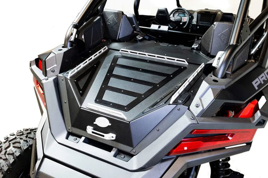 ELEKTRIC OFFROAD POLARIS PRO XP / XP4 TURBO R 2020+ VOLT BED BOX TRUNK LID MOUNTED VIEW