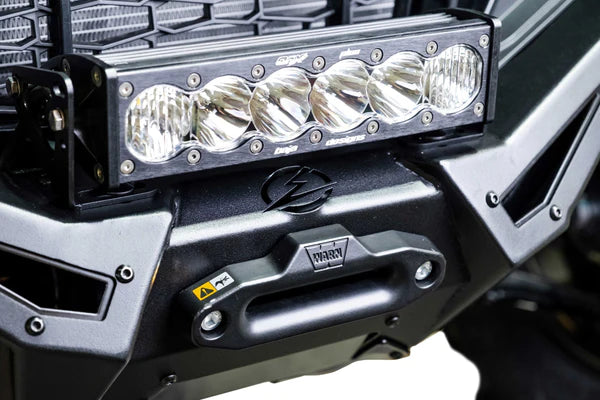 ELEKTRIC OFFROAD POLARIS PRO XP / XP4 2020+ VOLT FRONT WINCH BUMPER LOGO
