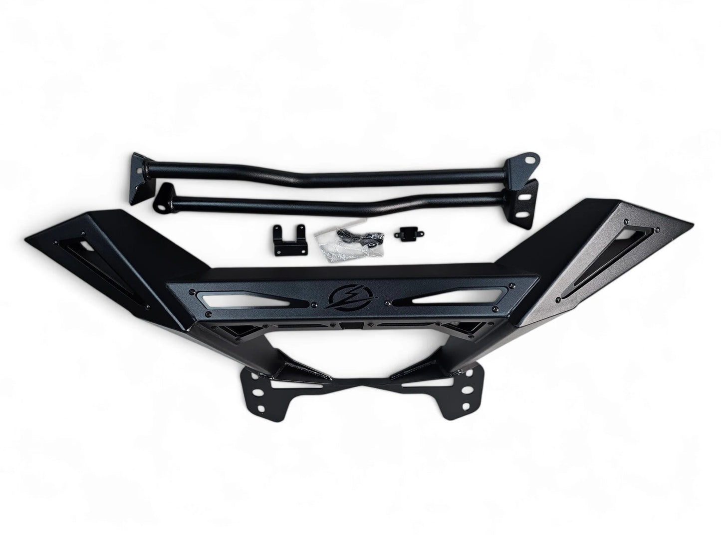 Elektric Offroad Volt Rear Bumper Can Am Maverick R 2024+ (2 Seat Models Only) Top View with brackets