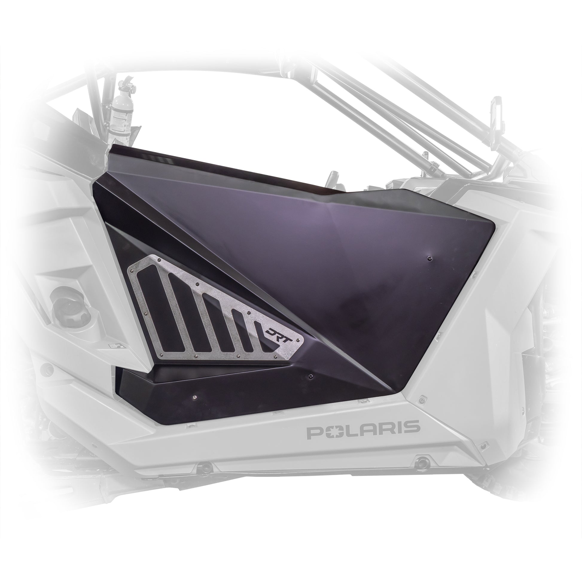 DRT Motorsports Polaris Pro XP / Pro R / Turbo R Aluminum Door Kit black and white