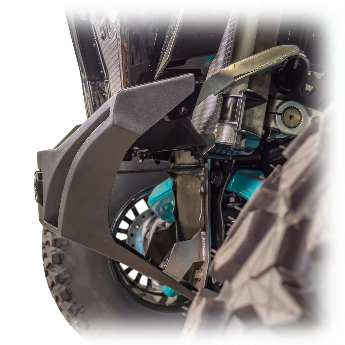 DRT Motorsports Heavy Duty Front Winch Bumper V2.0 Polaris Pro R / Pro S / XP4 2025+ Side view with mounting