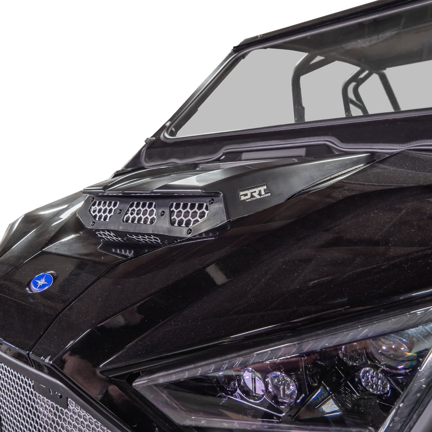 DRT Motorsports RZR Pro XP / Pro R / Turbo R 2020+ Pro Series V2.0 Hood Scoop - Black drivers view