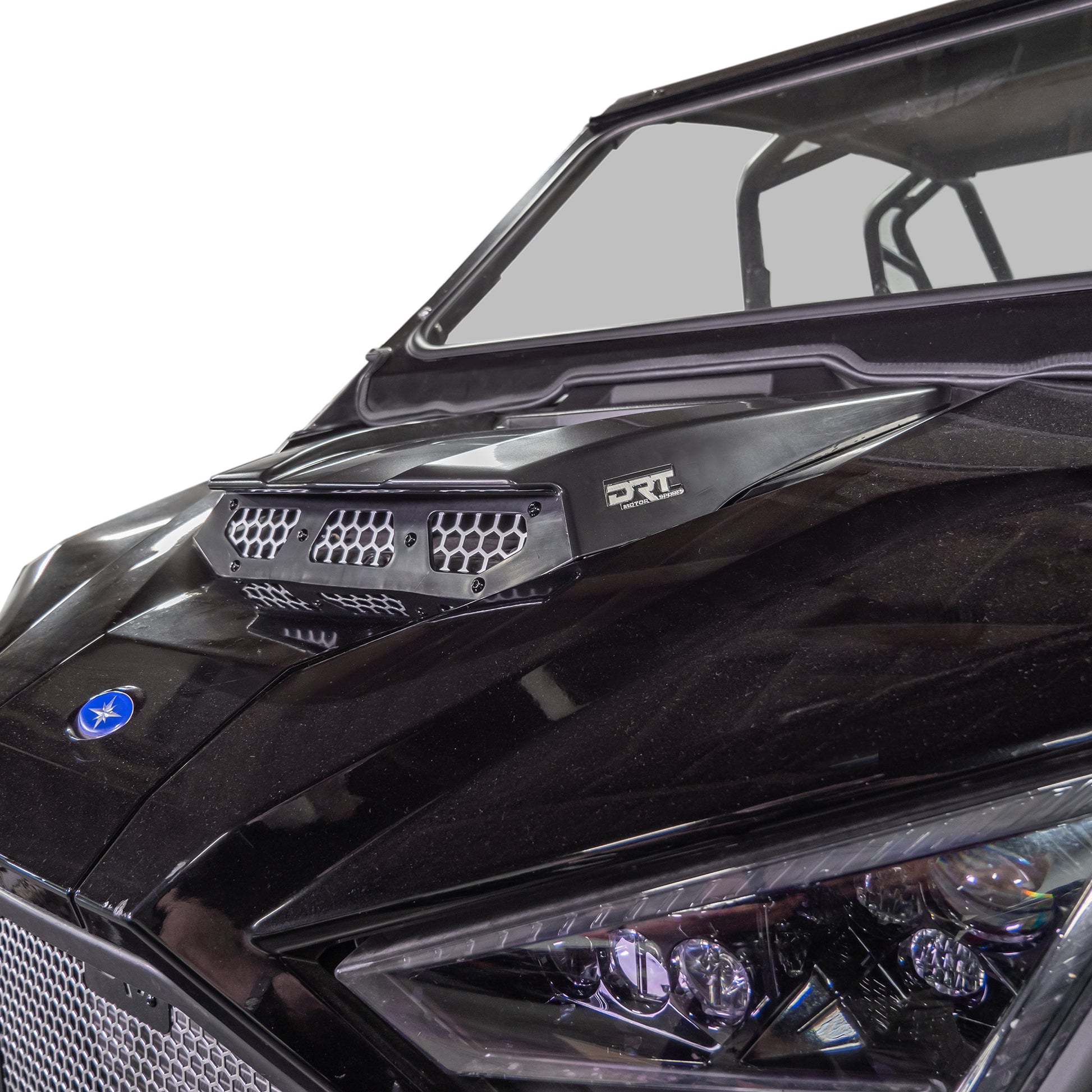 DRT Motorsports RZR Pro XP / Pro R / Turbo R 2020+ Pro Series V2.0 Hood Scoop - Black drivers view