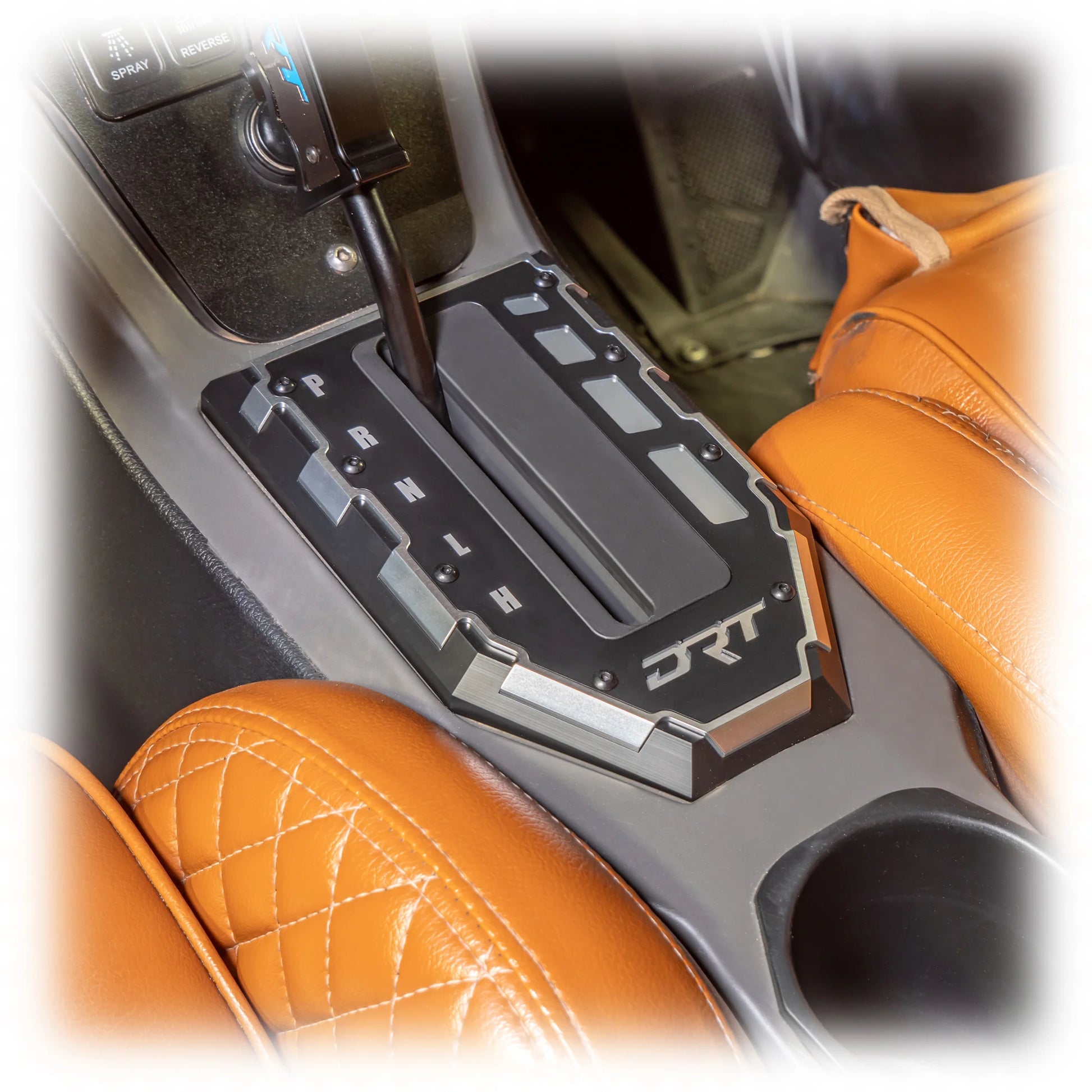 DRT Billet Aluminum Shift Shifter Gate Polaris RZR PRO XP PRO R TURBO R PRO S Installed Close View