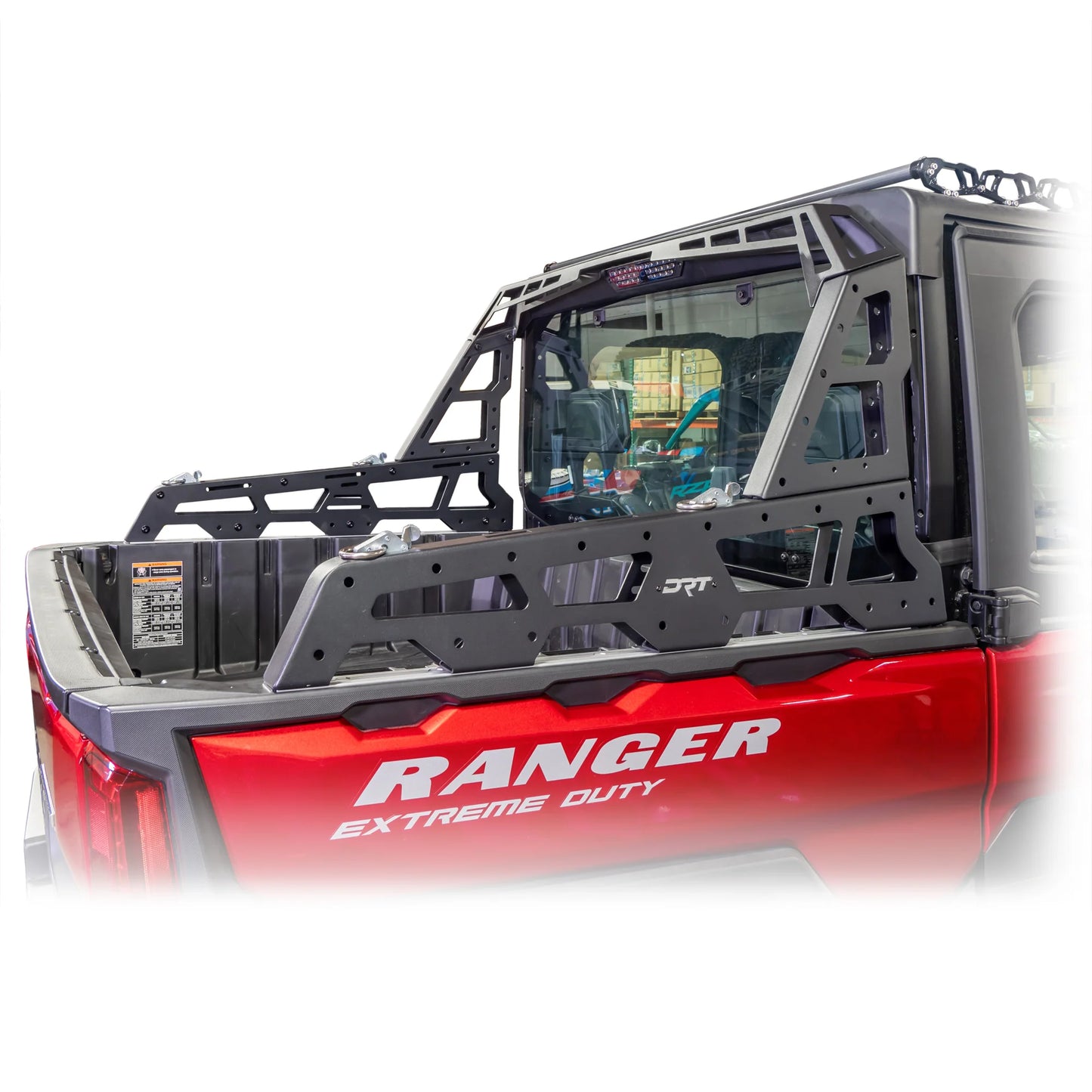 DRT Rear Bed Chase Rack Storage System POLARIS RANGER XD 1500 2024+ side view
