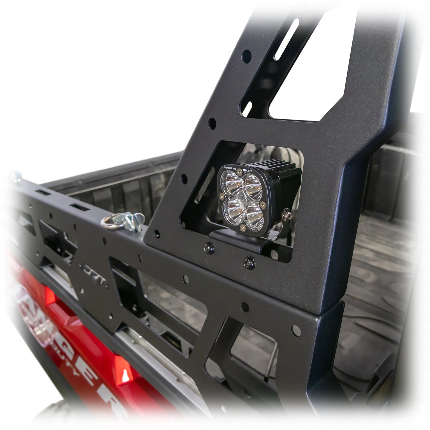 DRT Rear Bed Chase Rack Storage System POLARIS RANGER XD 1500 2024+ with lights