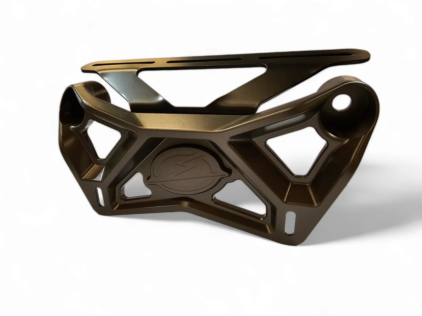 Elektric Offroad Upper Shock Mount Brace Adjustable Light Mount Can-Am Maverick X3 2017+ Gun Metal Detail View