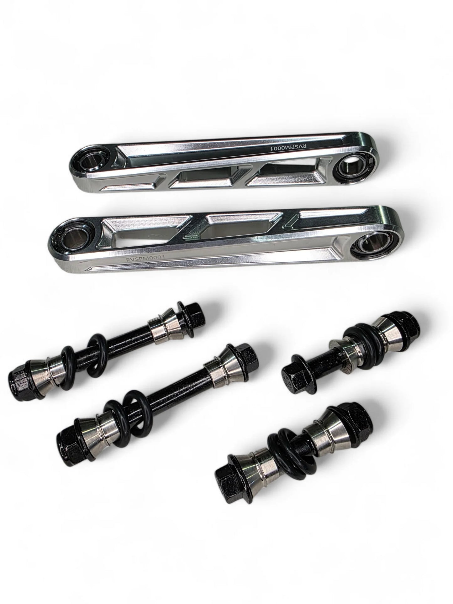 Elektric Offroad Billet Front Sway Bar Links Can-Am Maverick R / Max 2024+ Clear