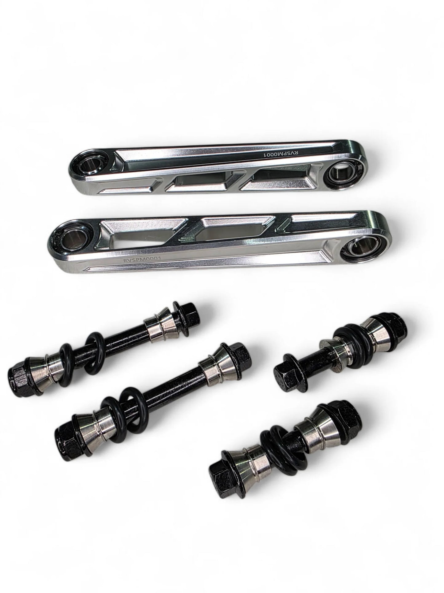 Elektric Offroad Billet Front Sway Bar Links Can-Am Maverick R / Max 2024+ Clear