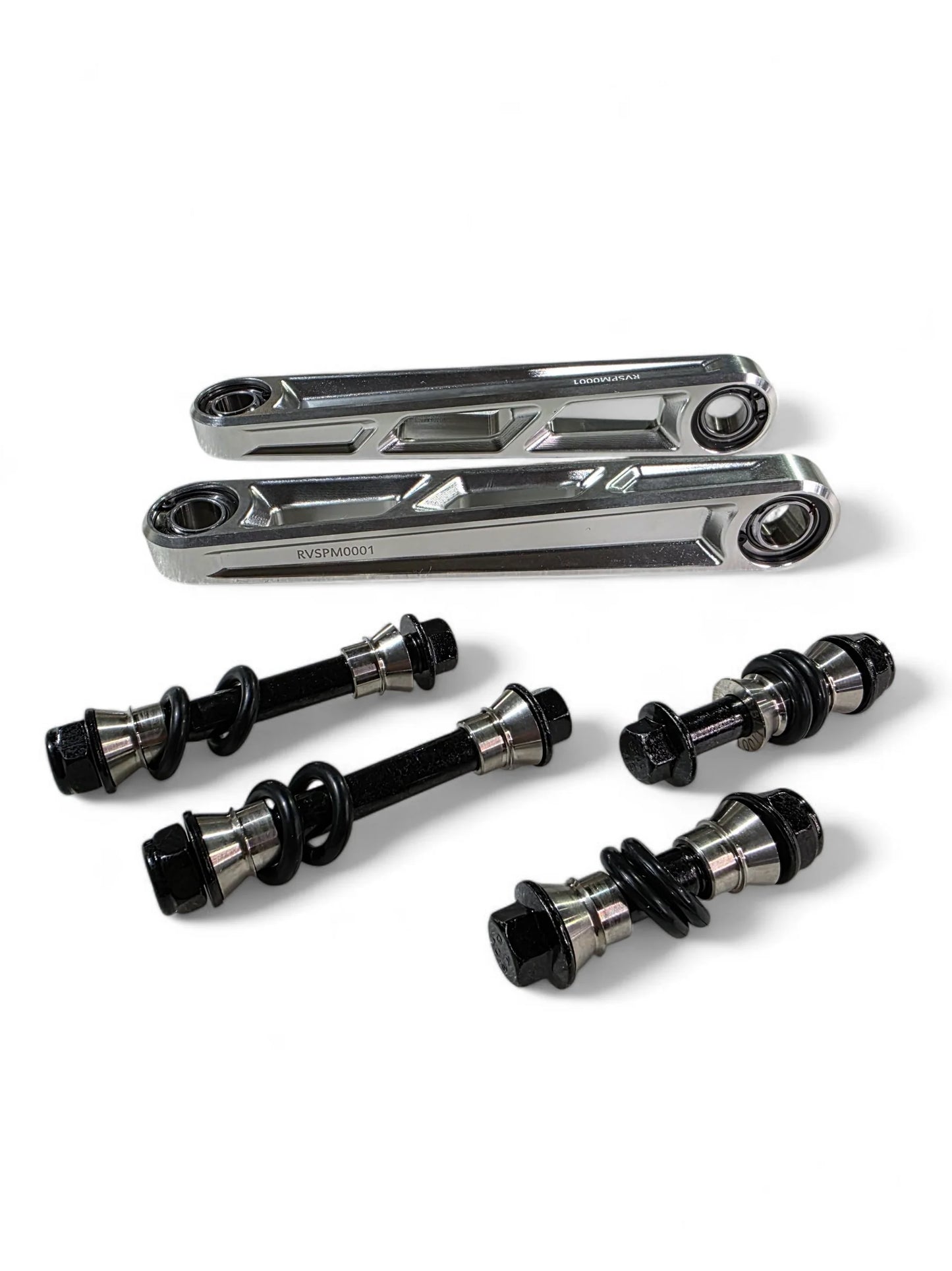 Elektric Offroad Billet Front Sway Bar Links Can-Am Maverick R / Max 2024+ Clear