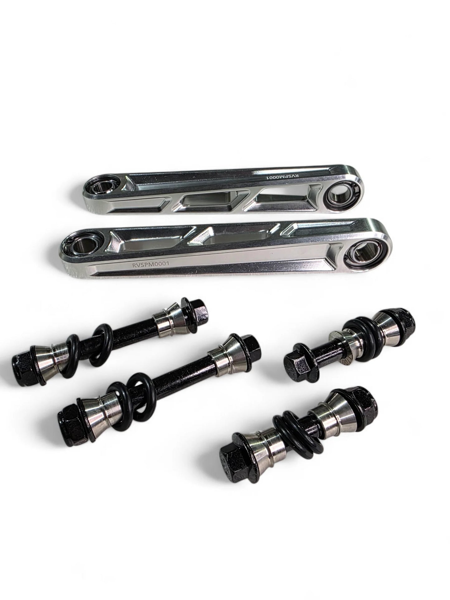 Elektric Offroad Billet Front Sway Bar Links Can-Am Maverick R / Max 2024+ Clear