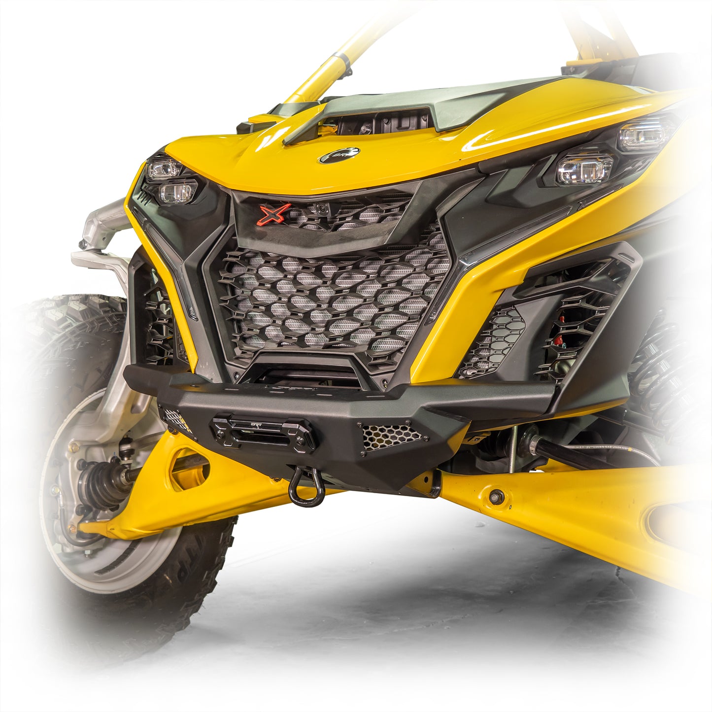 DRT Motorsports Can Am Maverick R 2024+ Front Bumper color close view