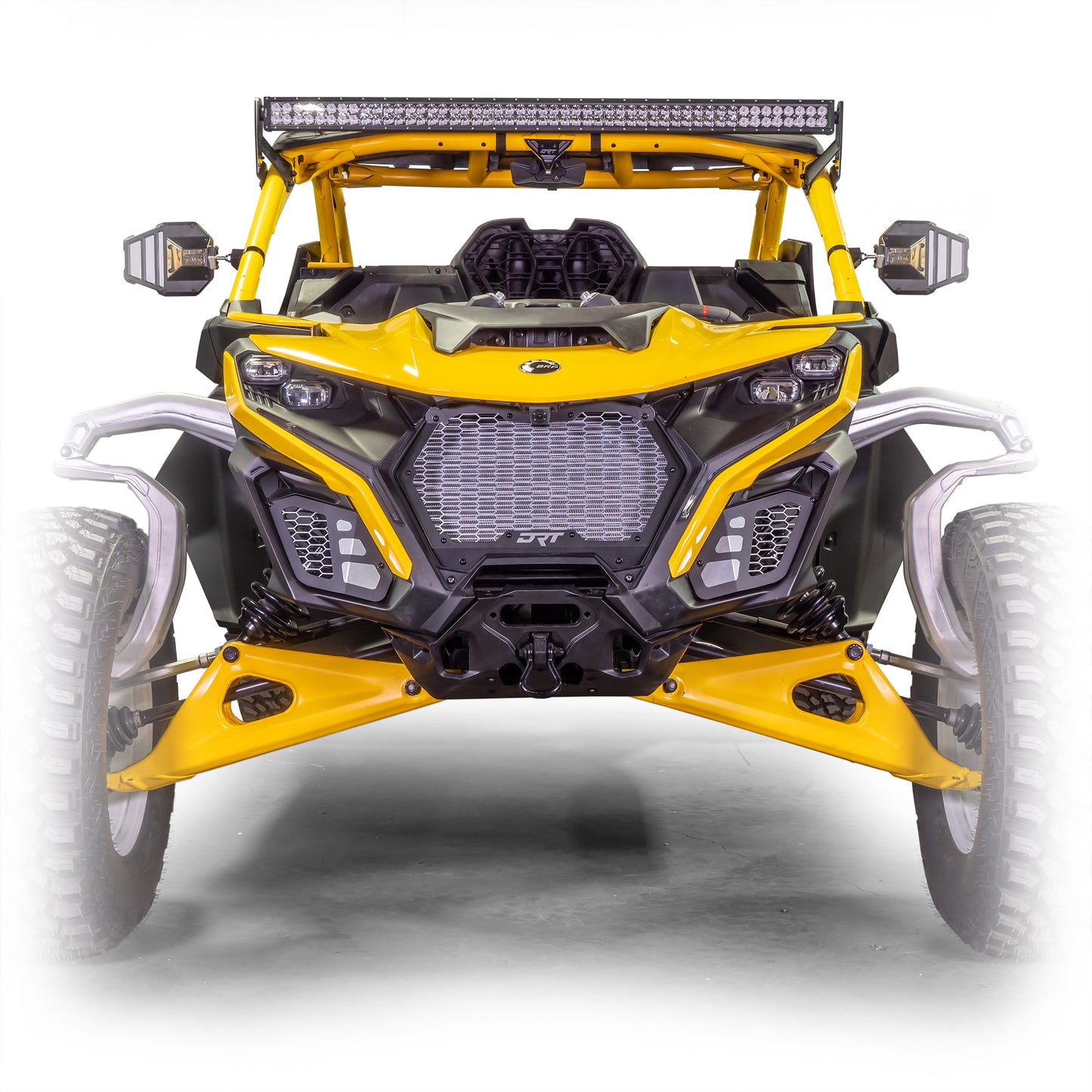 DRT Motorsports Can Am Maverick R Aluminum Front Grill Kit straight view