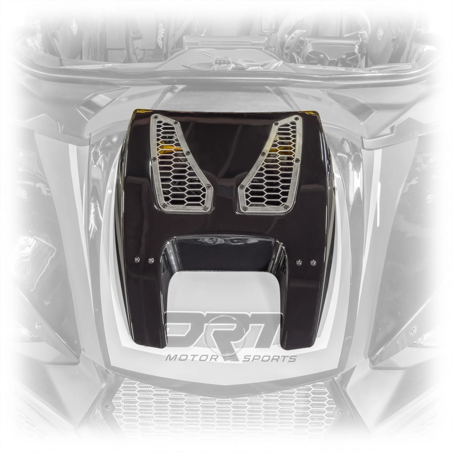 DRT Motorsports Can Am MAVERICK R X XRS 2024+ Vented ABS Hood Scoop Top View