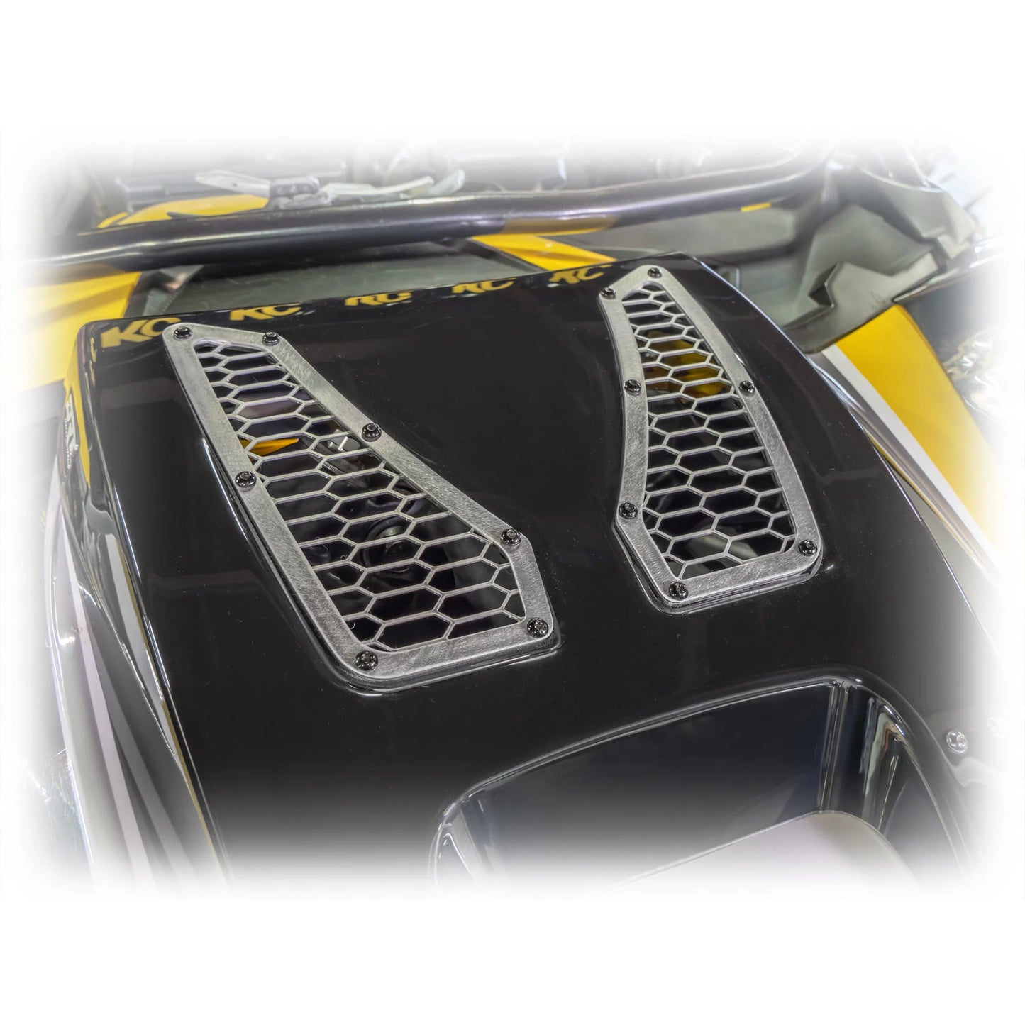 DRT Motorsports Can Am MAVERICK R X XRS 2024+ Vented ABS Hood Scoop VENTS