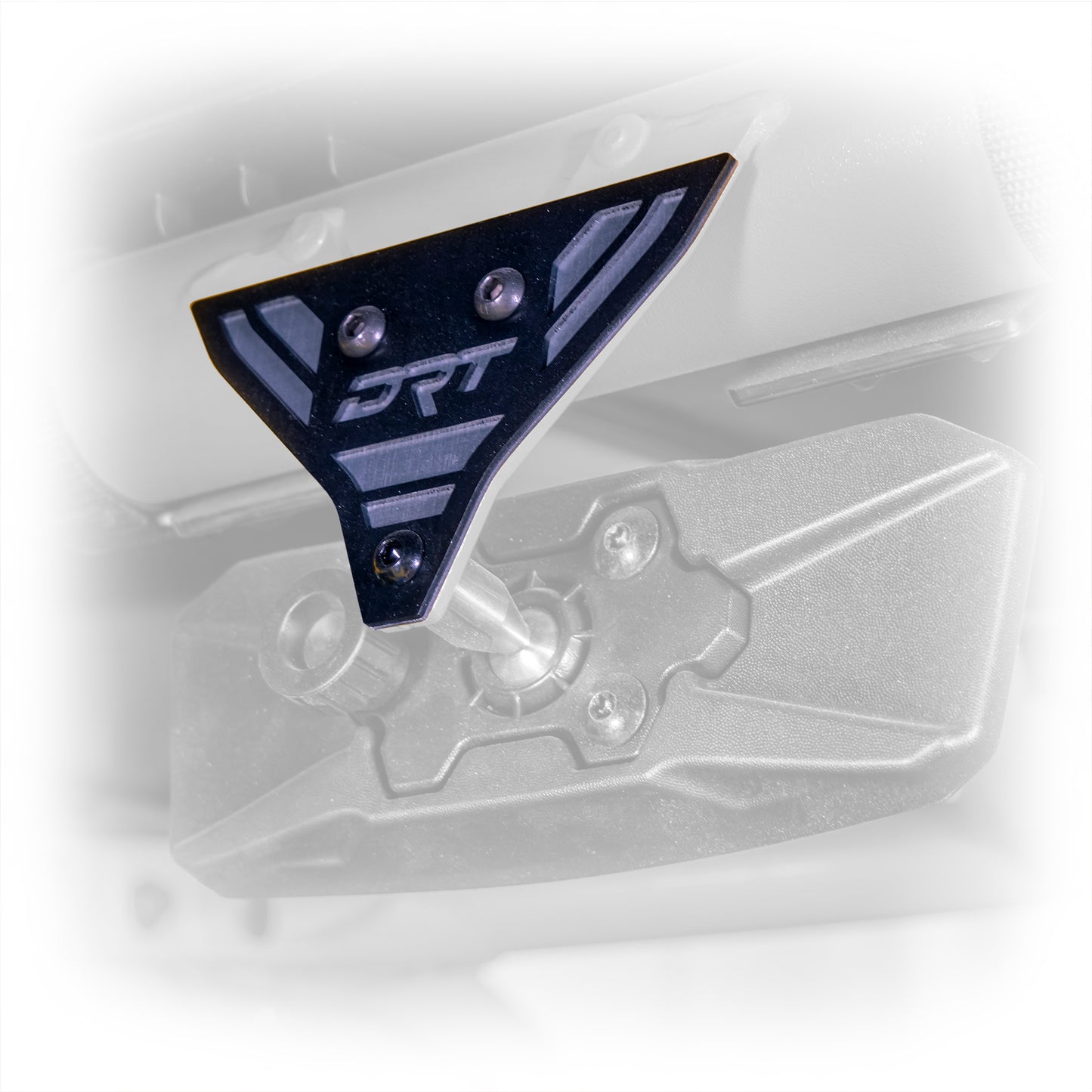 DRT Motorsports CanAm Maverick X3 / R Center Mirror Tab Cover Plate for OEM Cage