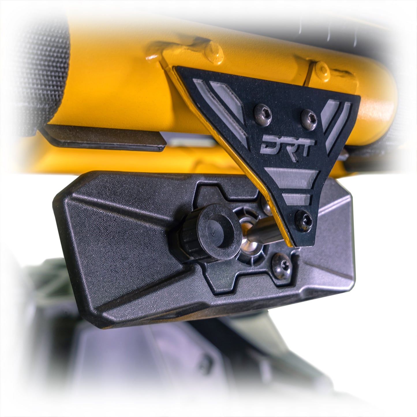 DRT Motorsports CanAm Maverick X3 / R Center Mirror Tab Cover Plate for OEM Cage close view