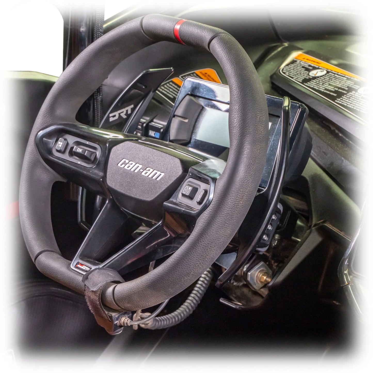 DRT Billet Paddle Shifter Shift Handles Fits: CAN-AM MAVERICK R 2024+ All Models Side View