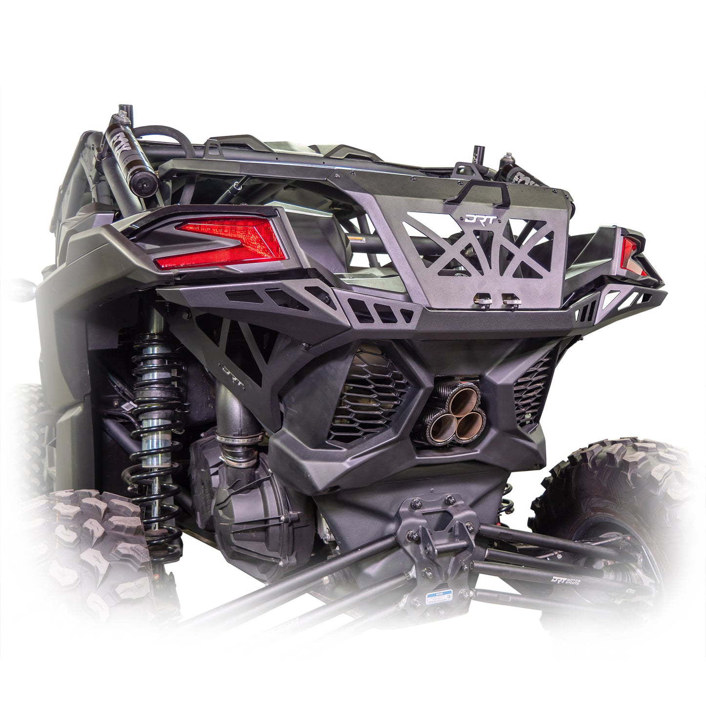 DRT Motorsports Can Am X3 Tire Carrier / Rear Bumper System detail view
