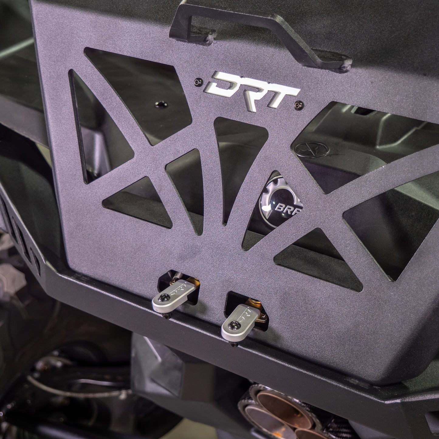 DRT Motorsports Can Am X3 Tire Carrier / Rear Bumper System latch