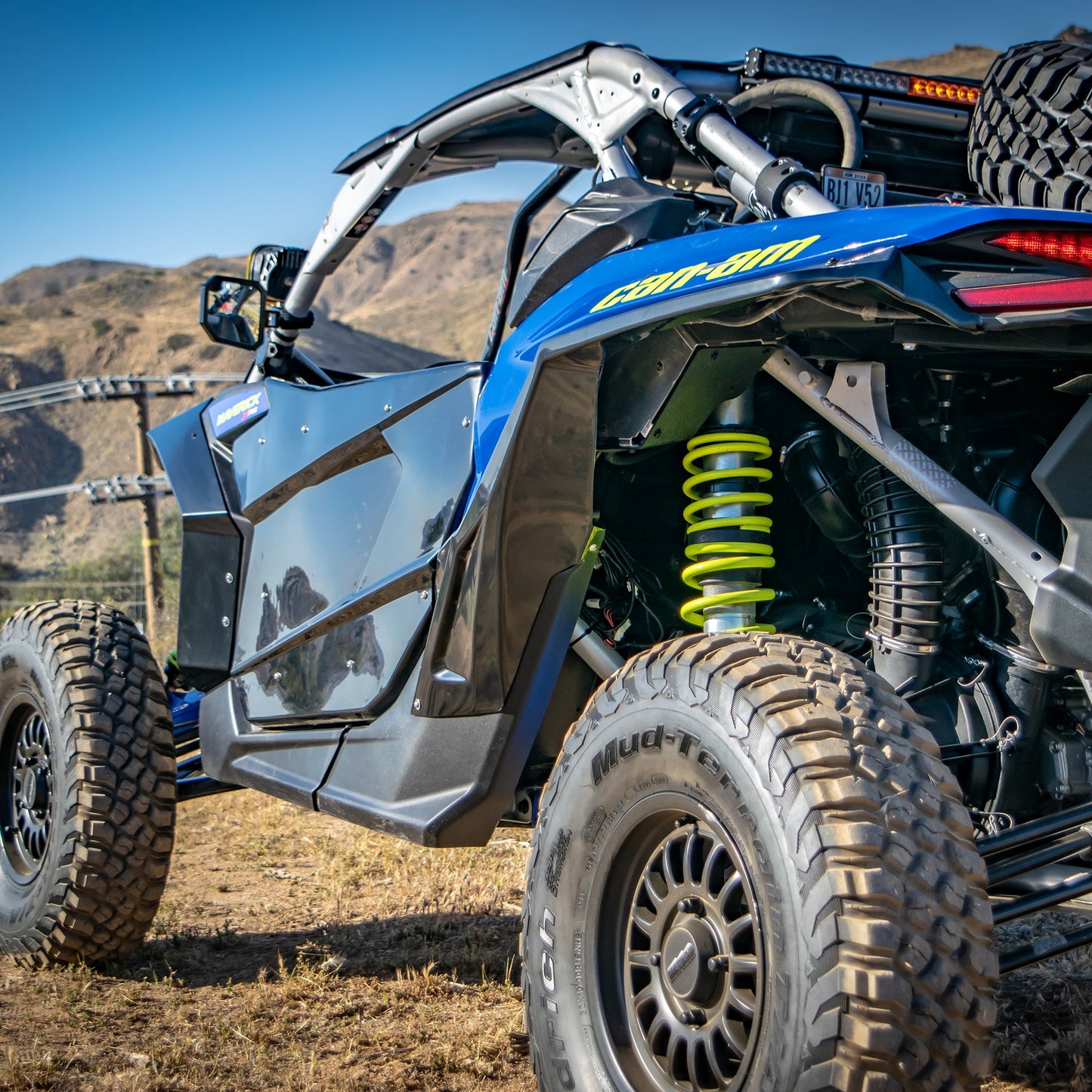 DRT Motorsports Can Am X3 2017+ ABS Extended Fenders Front and Rear