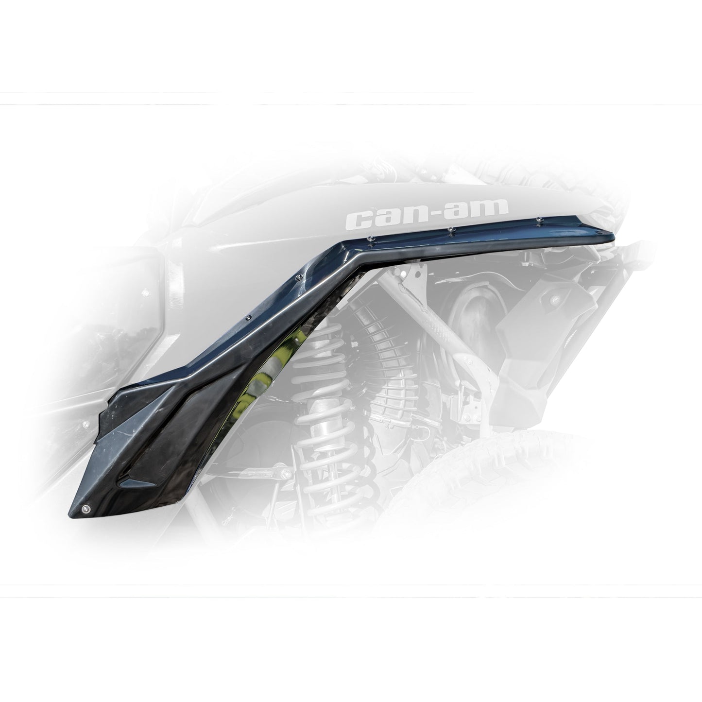DRT Motorsports Can Am X3 2017+ ABS Extended Fenders Front and Rear View