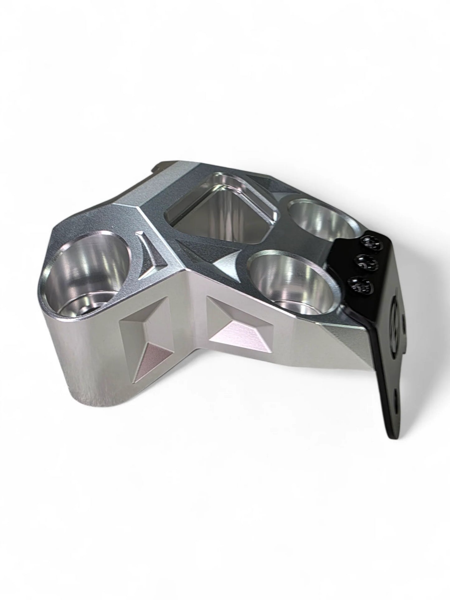 radius rod plate on white back ground