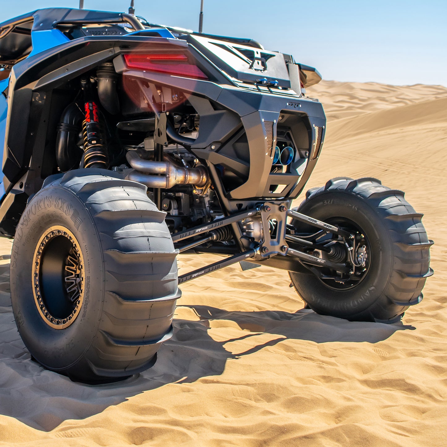 DRT Motorsports RZR Pro R / Turbo R 2022+ Billet Aluminum Hex Bar Radius Rod Kit mounted drivers side view