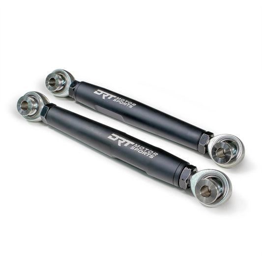 DRT Motorsports Billet Aluminum Barrel Adjustable Rear Sway Bar Link Kit Polaris PRO XP close view