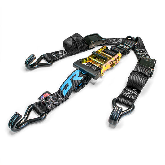 DRT Motorsports Ratcheting 3 point Y-Strap side angle