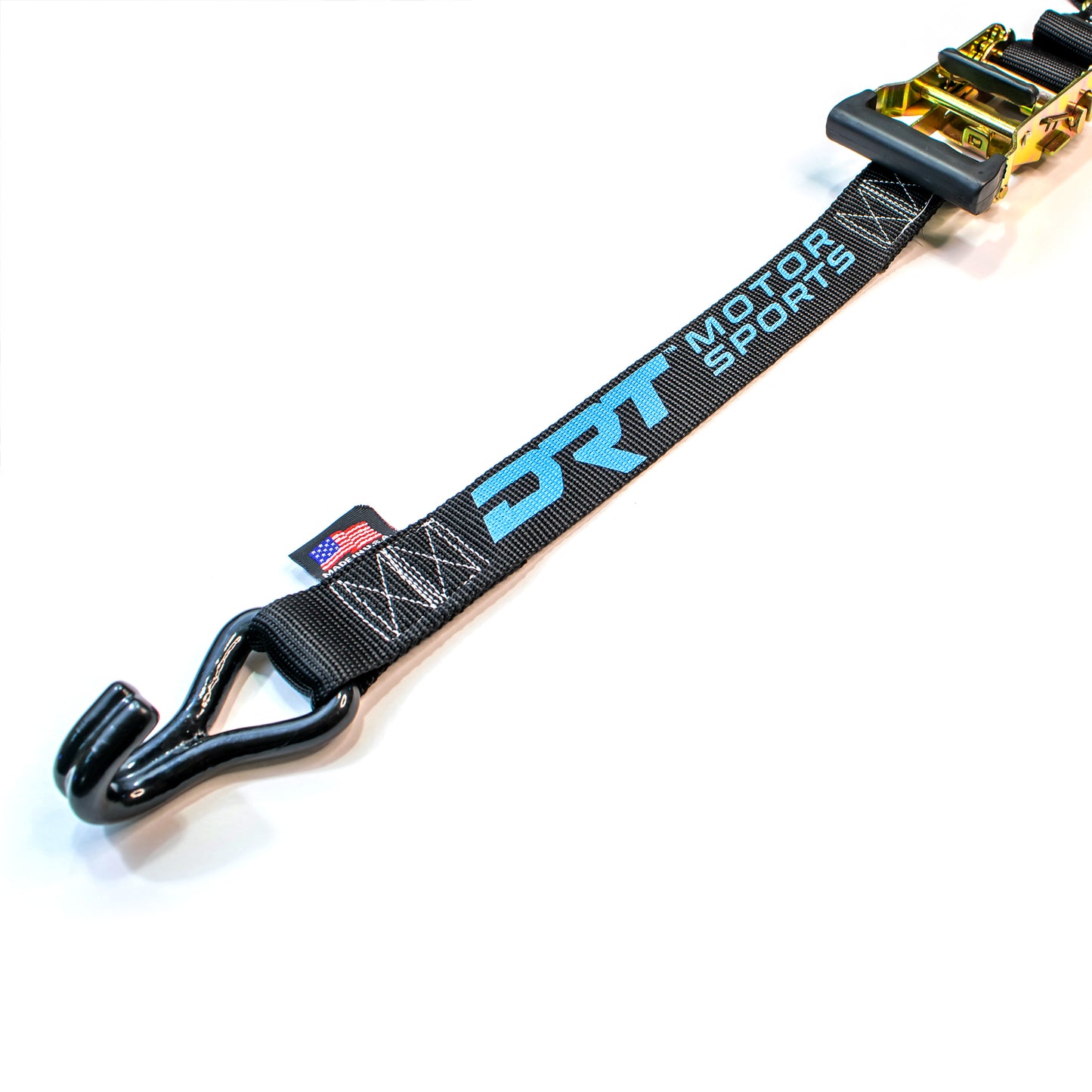 DRT Motorsports Ratcheting 3 point Y-Strap hook and ratchet section