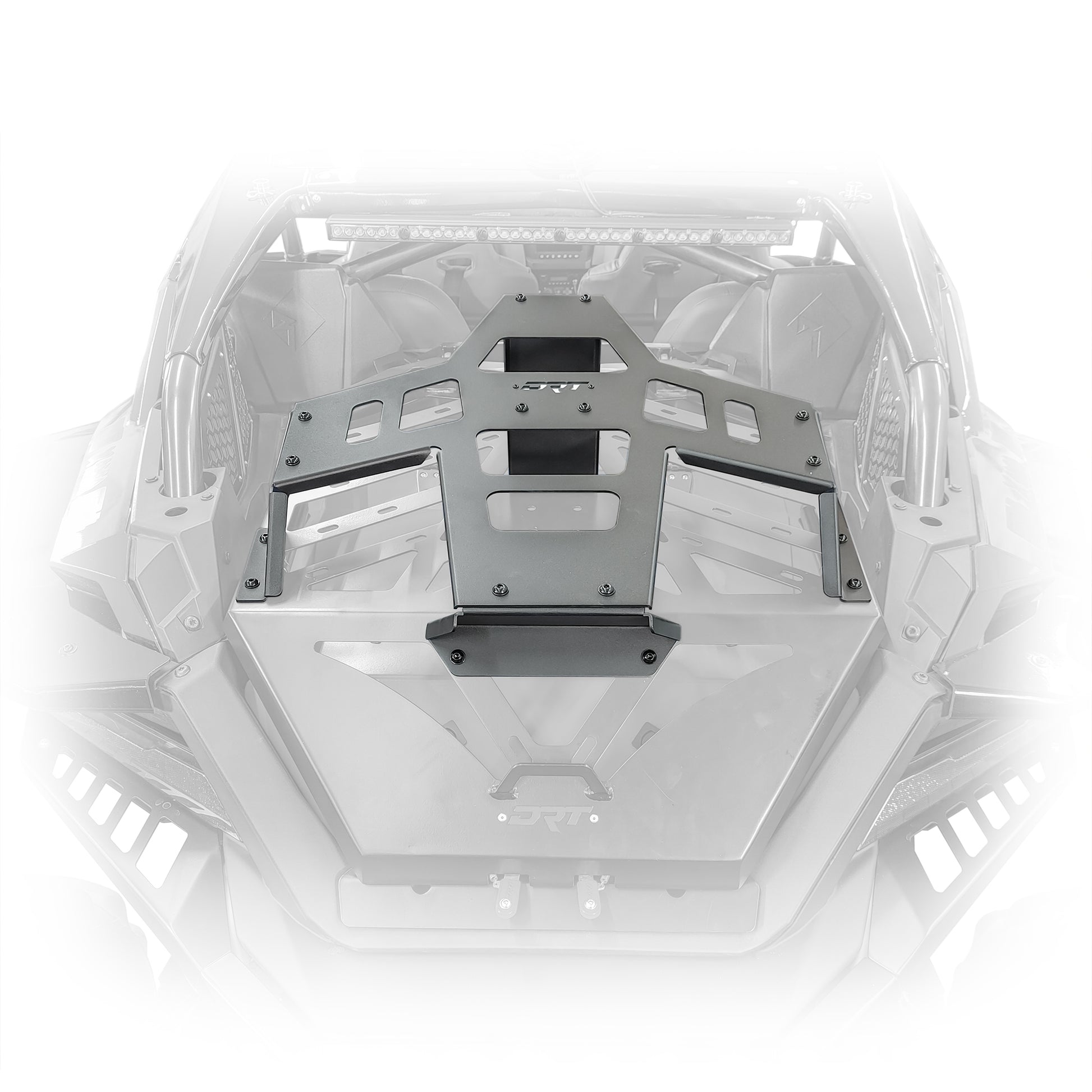 DRT Motorsports RZR Pro R / Turbo R / Pro XP 2022+ Oversize Tire Carrier Mount Accessory Upper View