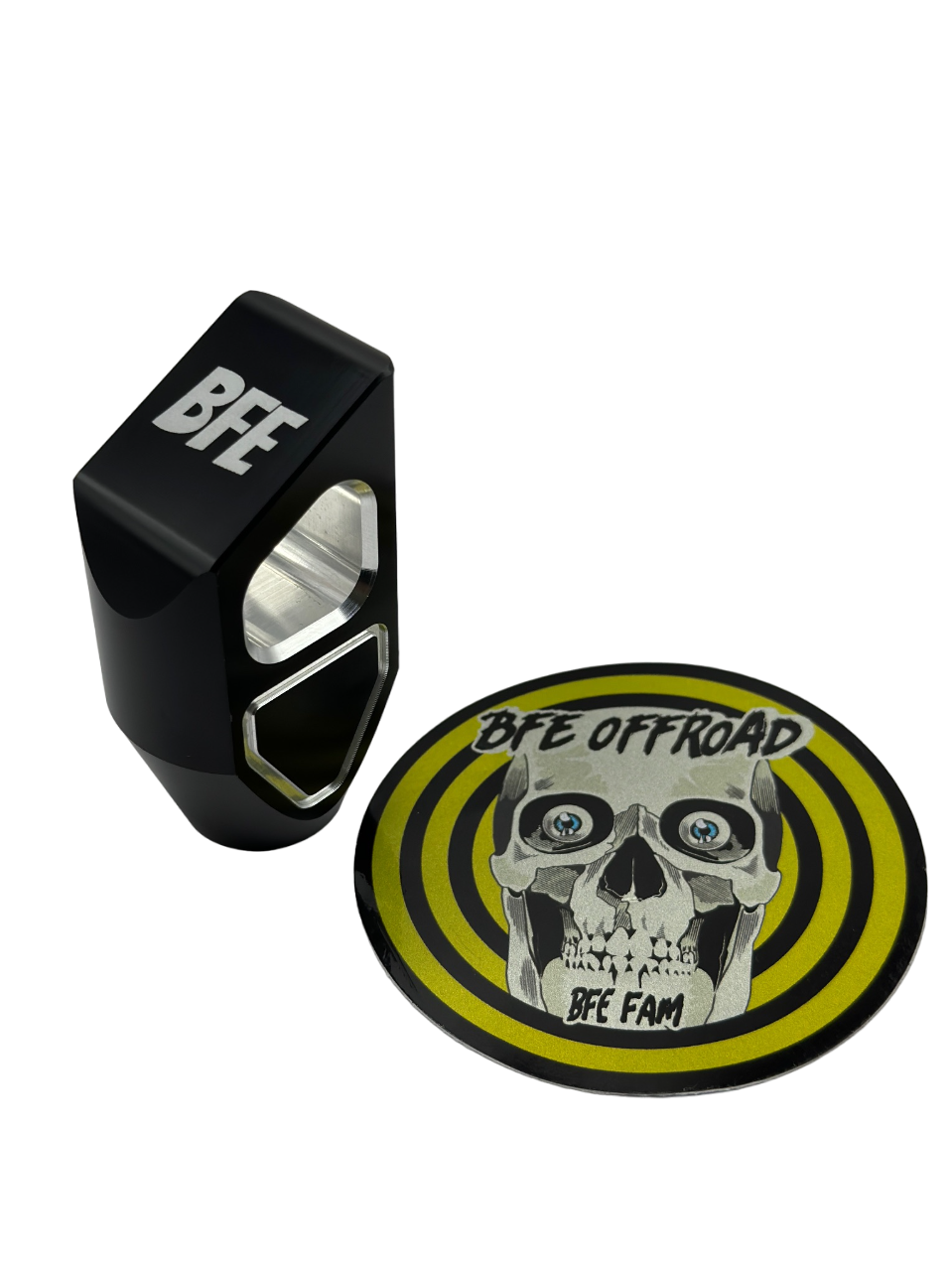 BFE Can Am X3 Billet Aluminum Contrast Cut Shifter Shift Knob With logo #2