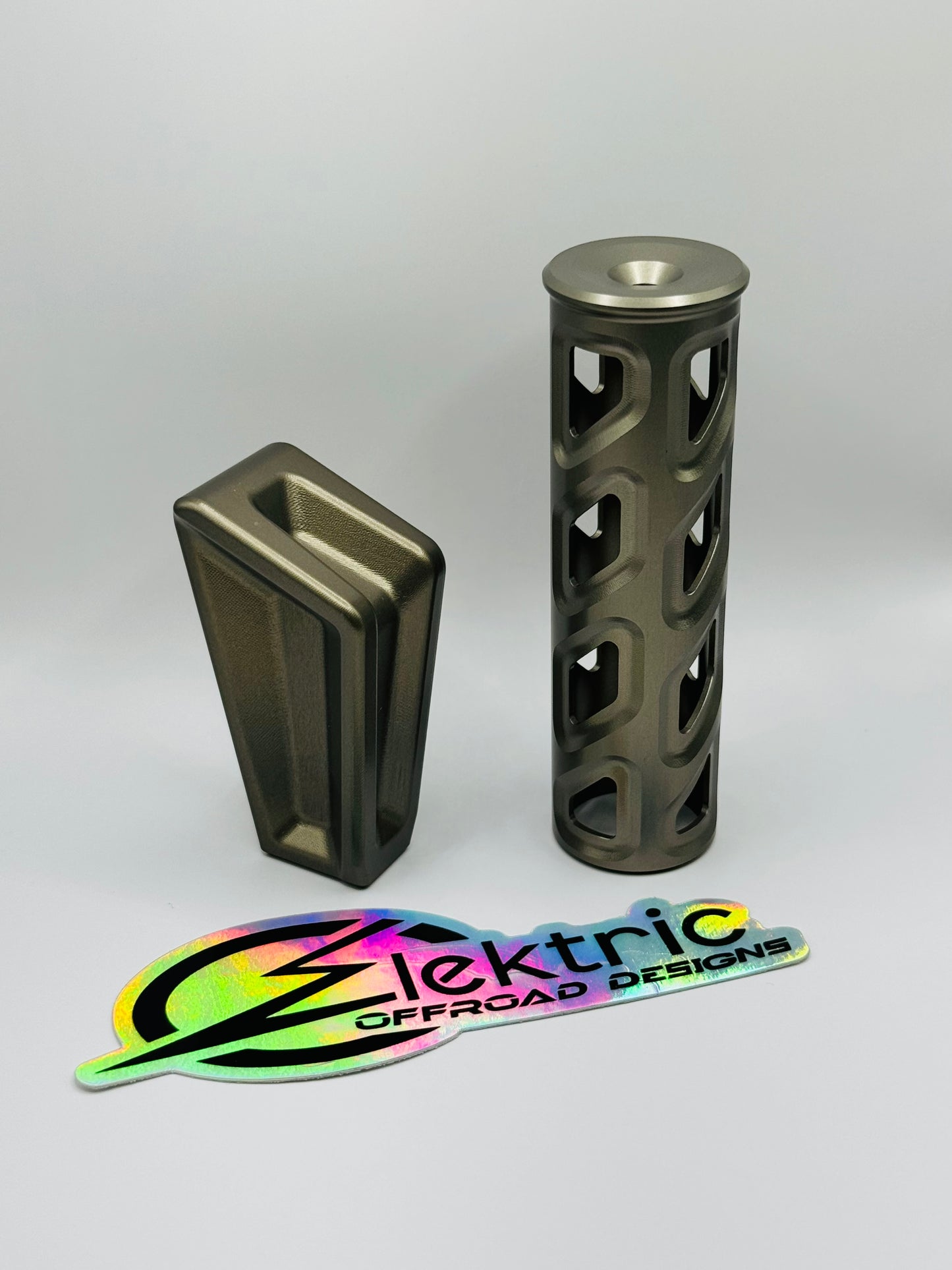 Elektric Offroad Designs Billet Shifter Shift Knob & Passenger Handle Can Am Maverick X3 Gun Metal