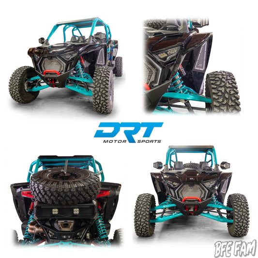 DRT Motorsports PRO SERIES EXTENDER FENDER KIT POLARIS PRO R S XP 2025+ FLARES promo pic