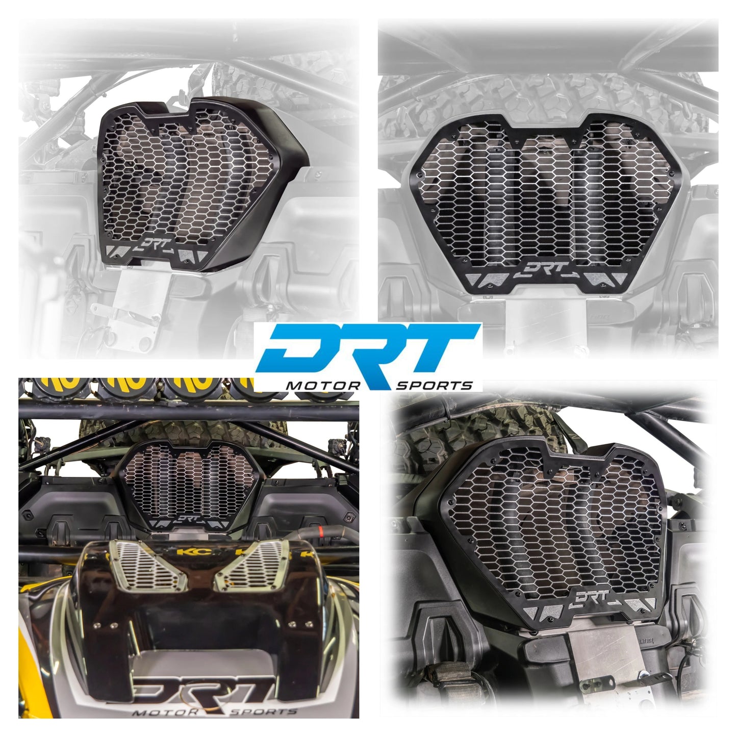 DRT Aluminum Air Intake Vent Grill Kit Can Am Maverick R 2024+ Promo Pic