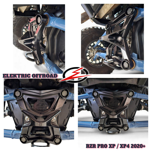 Elektric Offroad Billet Radius Rod Plate W/ Tow Hook Polaris Pro XP / XP4 2020+ promo Pic