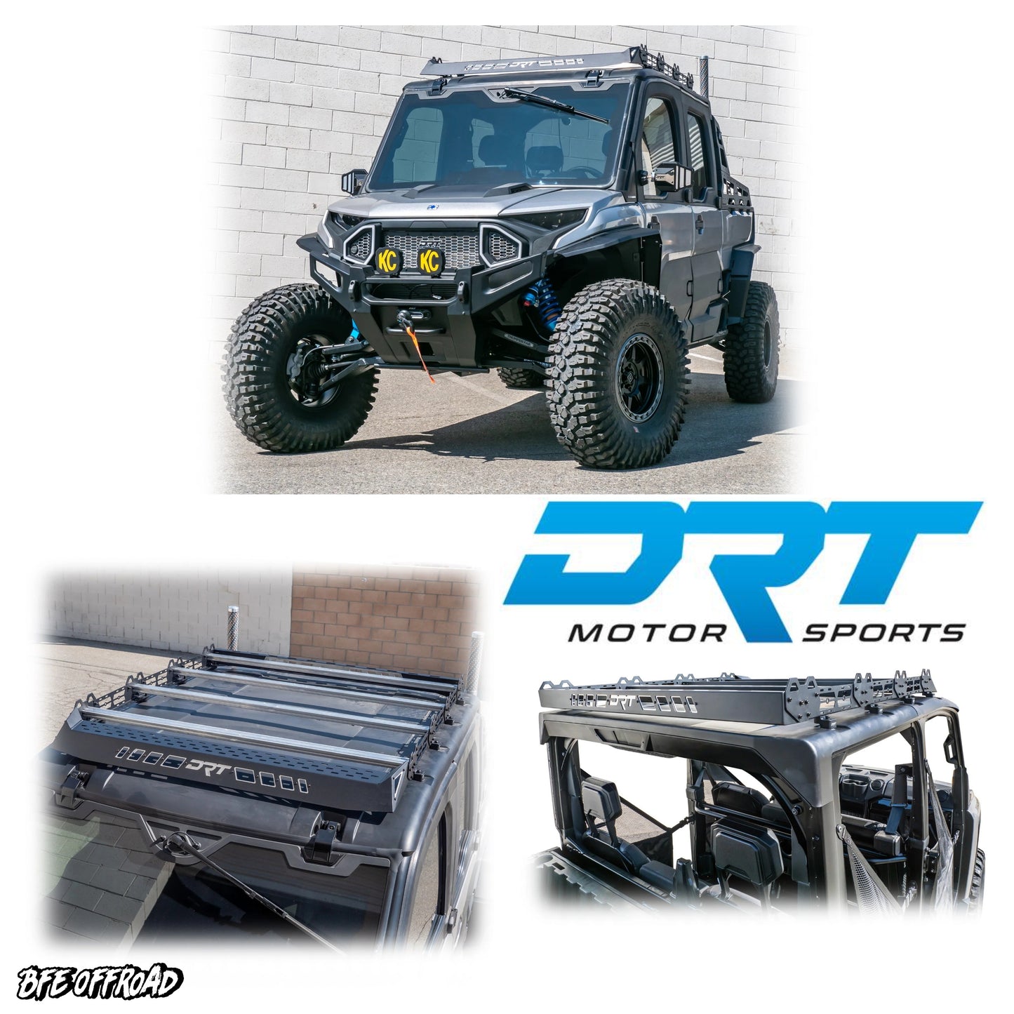 DRT Heavy Duty Roof Rack Storage System Polaris RANGER 1500 CREW XD 2024+ Ad photo