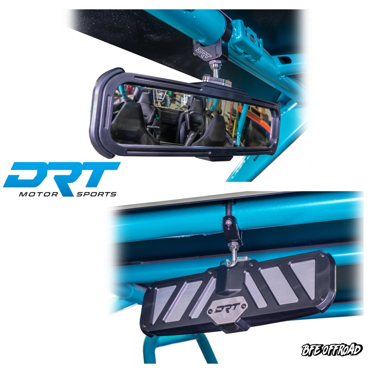 DRT TACTICAL CONVEX CENTER UTV MIRROR W CLAMP add photo