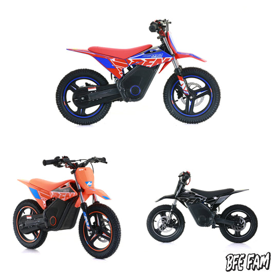 RFN Warrior SX-E500 Kids Electric MX Motorcross Bike Promo Pic