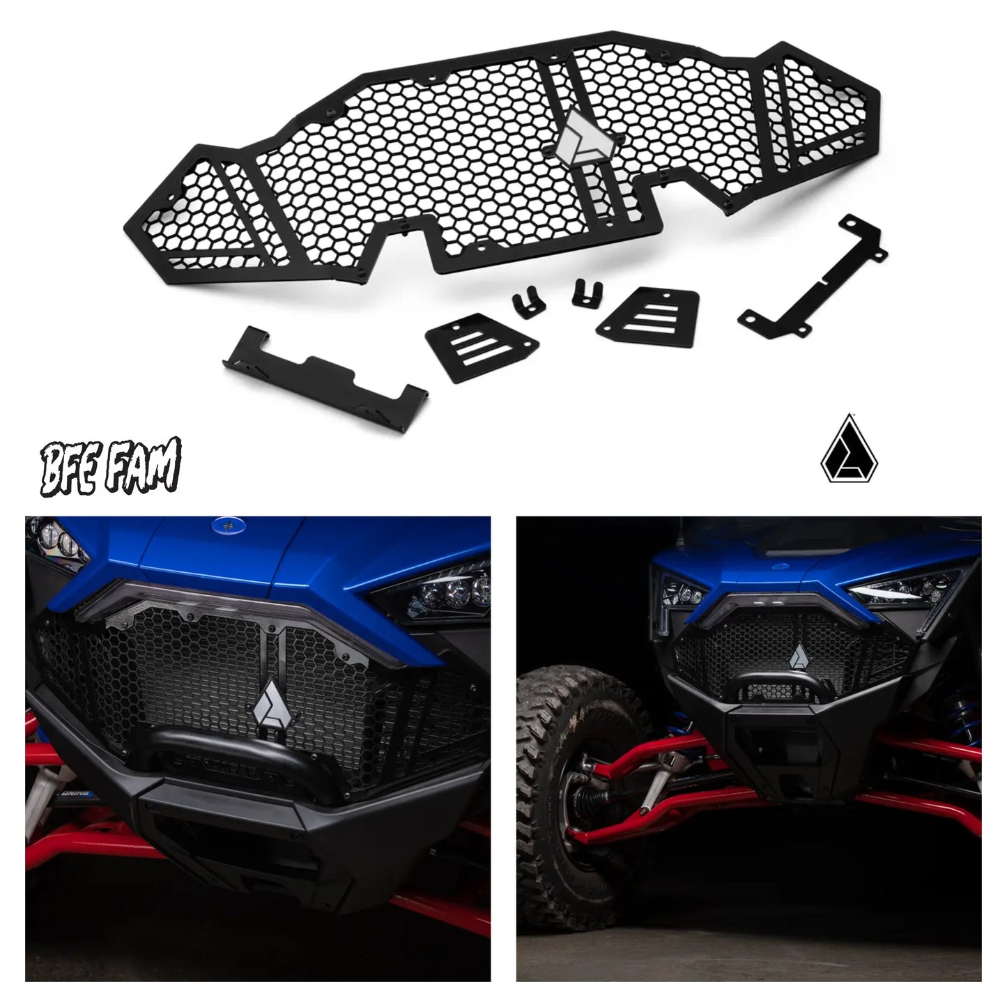 Assault Industries Polaris RZR Pro R /Turbo R Hellfire V2 Front Grille 2022-2024 Promo Pic
