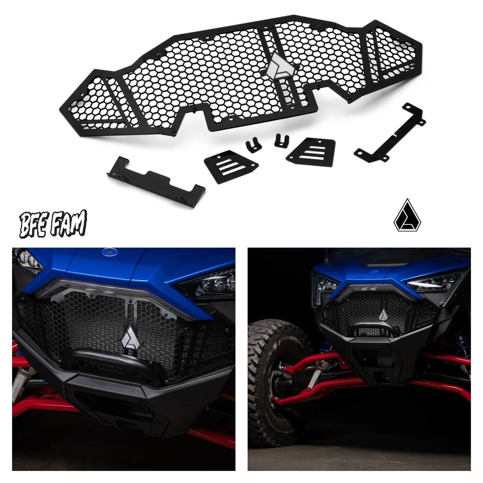 Assault Industries Polaris RZR Pro R /Turbo R Hellfire V2 Front Grille 2022-2024 Promo Pic