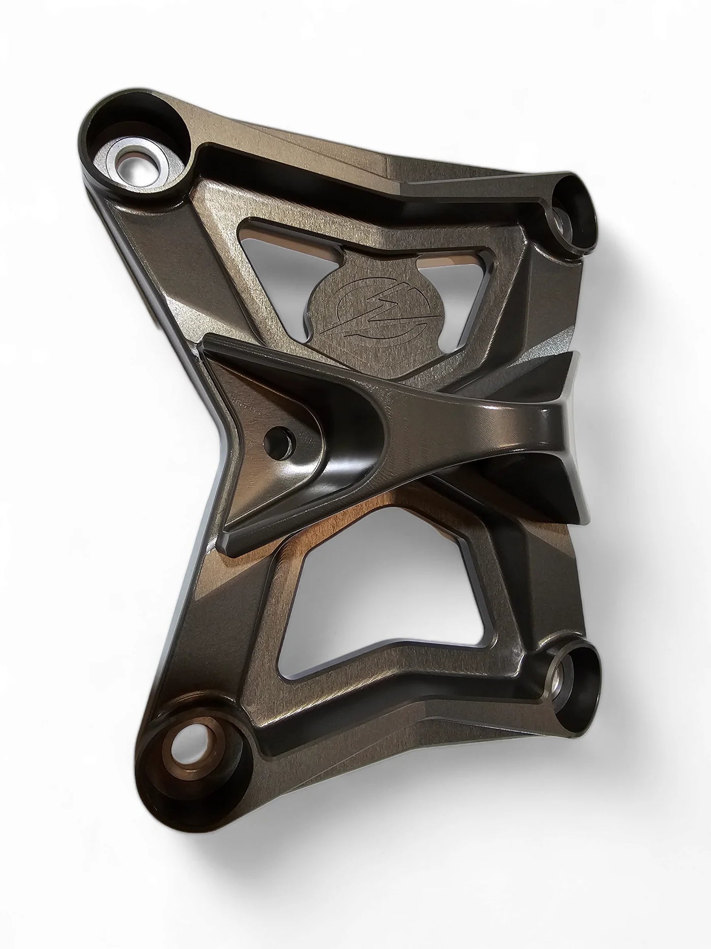 Elektric Offroad Billet Radius Rod Plate W/ Tow Hook Polaris Pro XP / XP4 2020+ Gun metal Side View