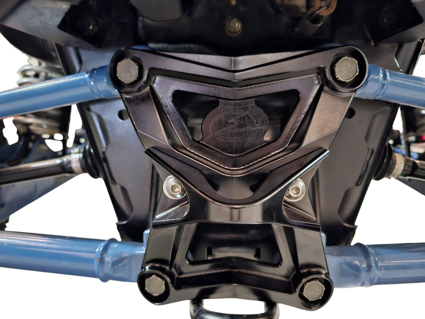 Elektric Offroad Billet Radius Rod Plate W/ Tow Hook Polaris Pro XP / XP4 2020+ Black Close View