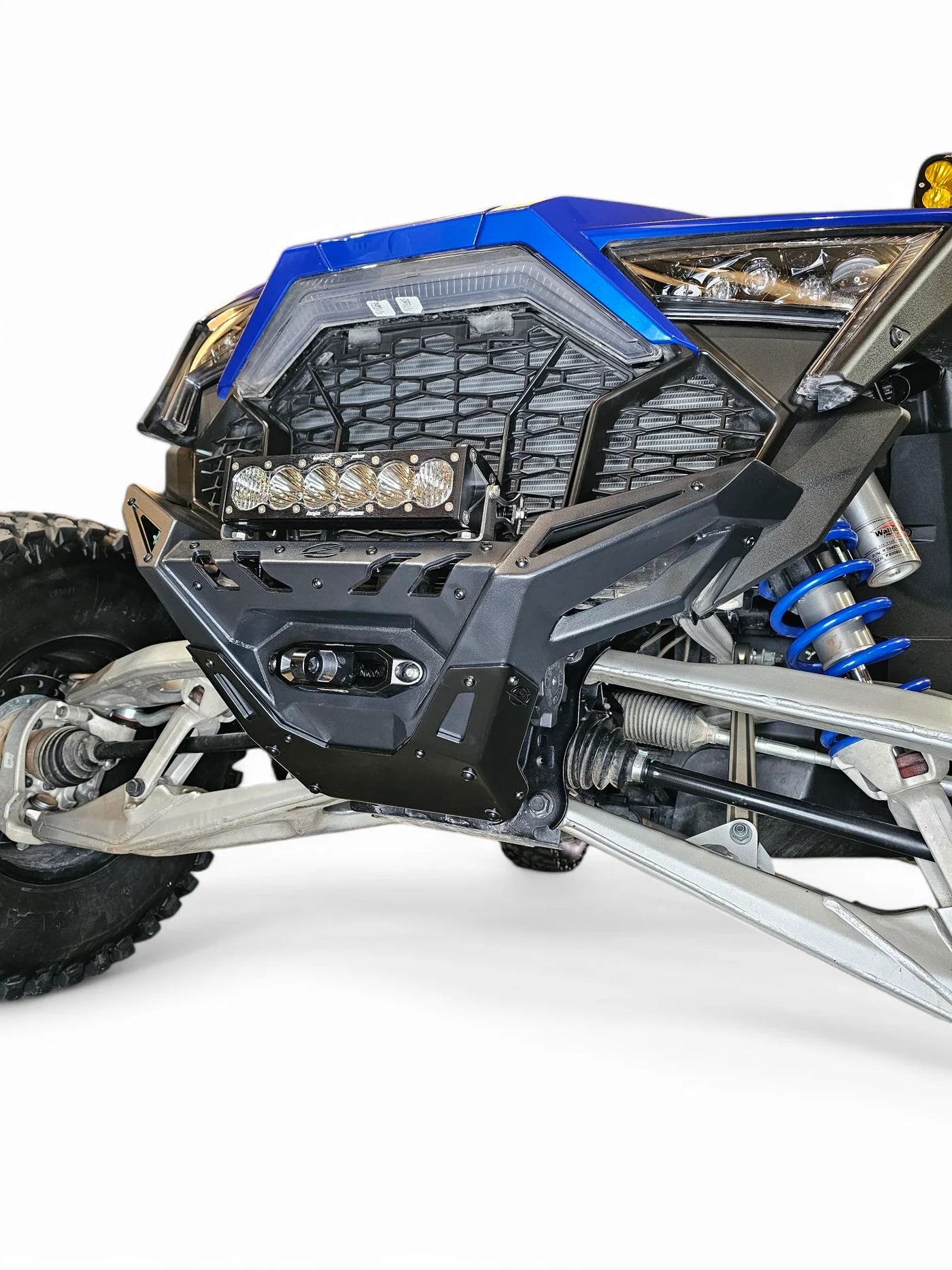 ELEKTRIC OFFROAD VOLT FRONT WINCH BUMPER POLARIS RZR PRO R TURBO R PRO S 2022+ mounted 22-24 w light