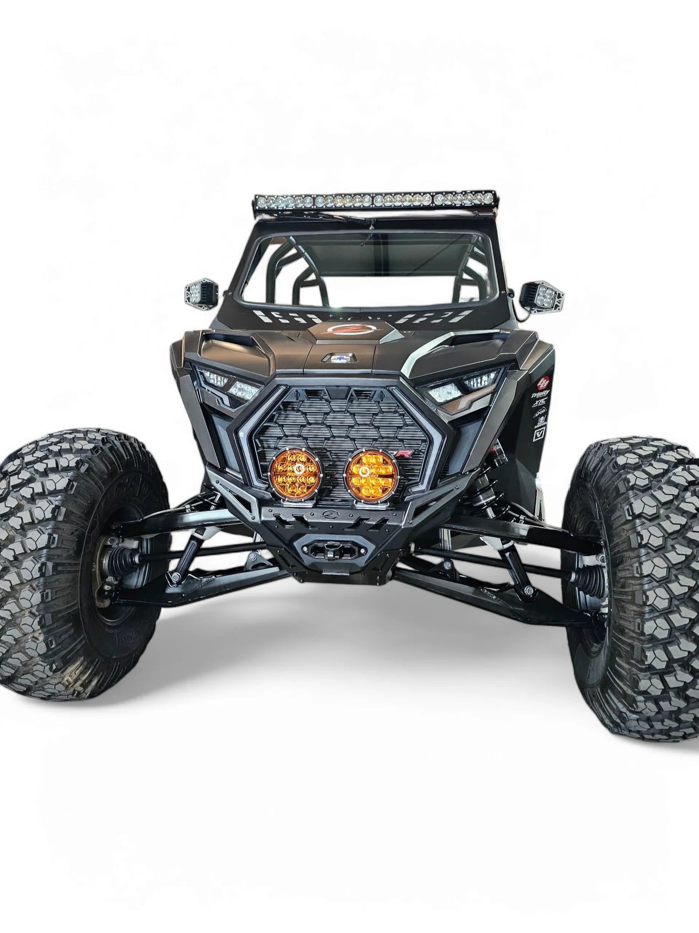 ELEKTRIC OFFROAD VOLT FRONT WINCH BUMPER POLARIS RZR PRO R TURBO R PRO S 2022+ mounted 25