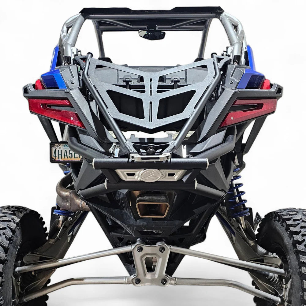 Front view of a rugged off-road vehicle on a white background