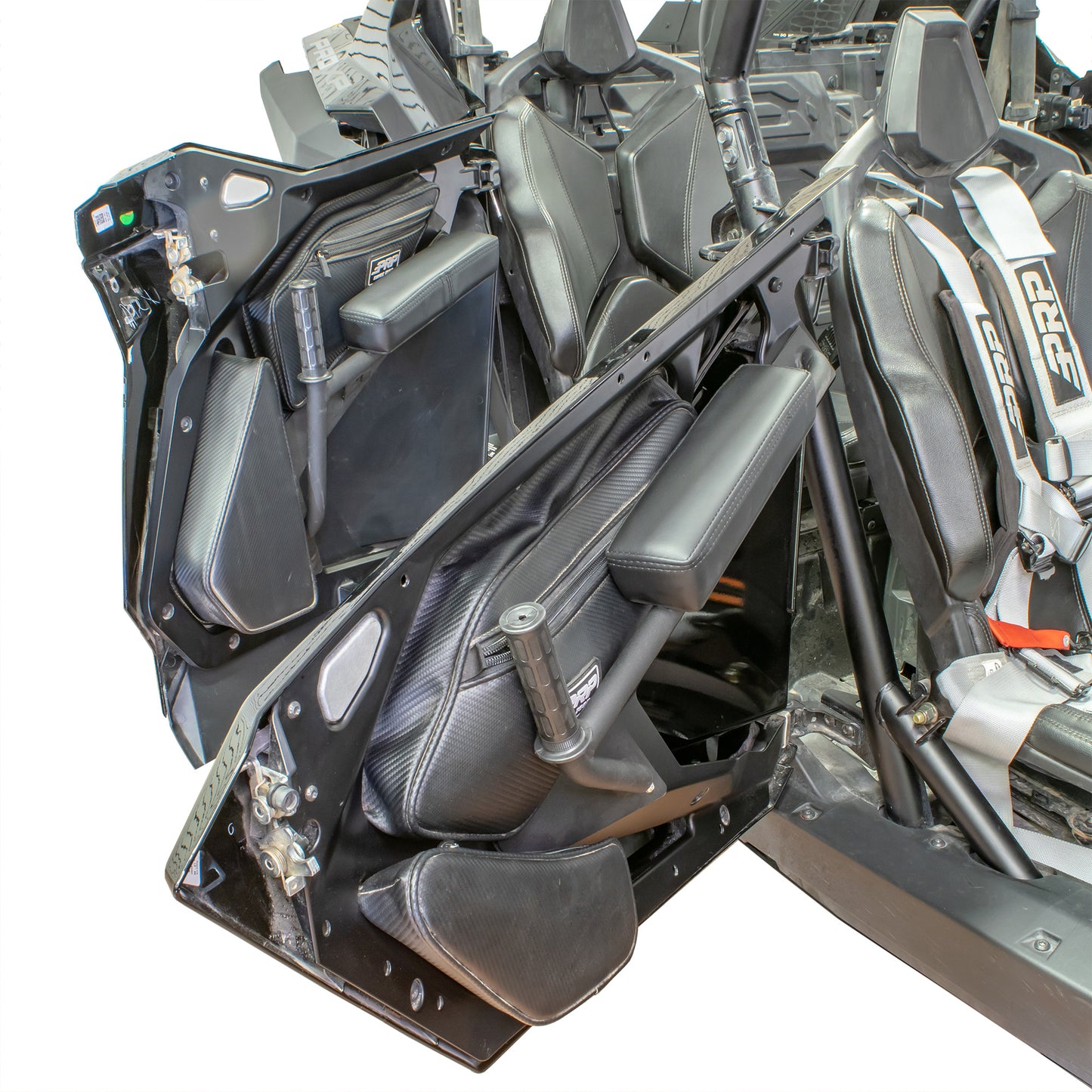 DRT Motorsports RZR Pro XP / Pro R / Turbo R 2020+ Door Arm Rests - Rear Pair opened doors