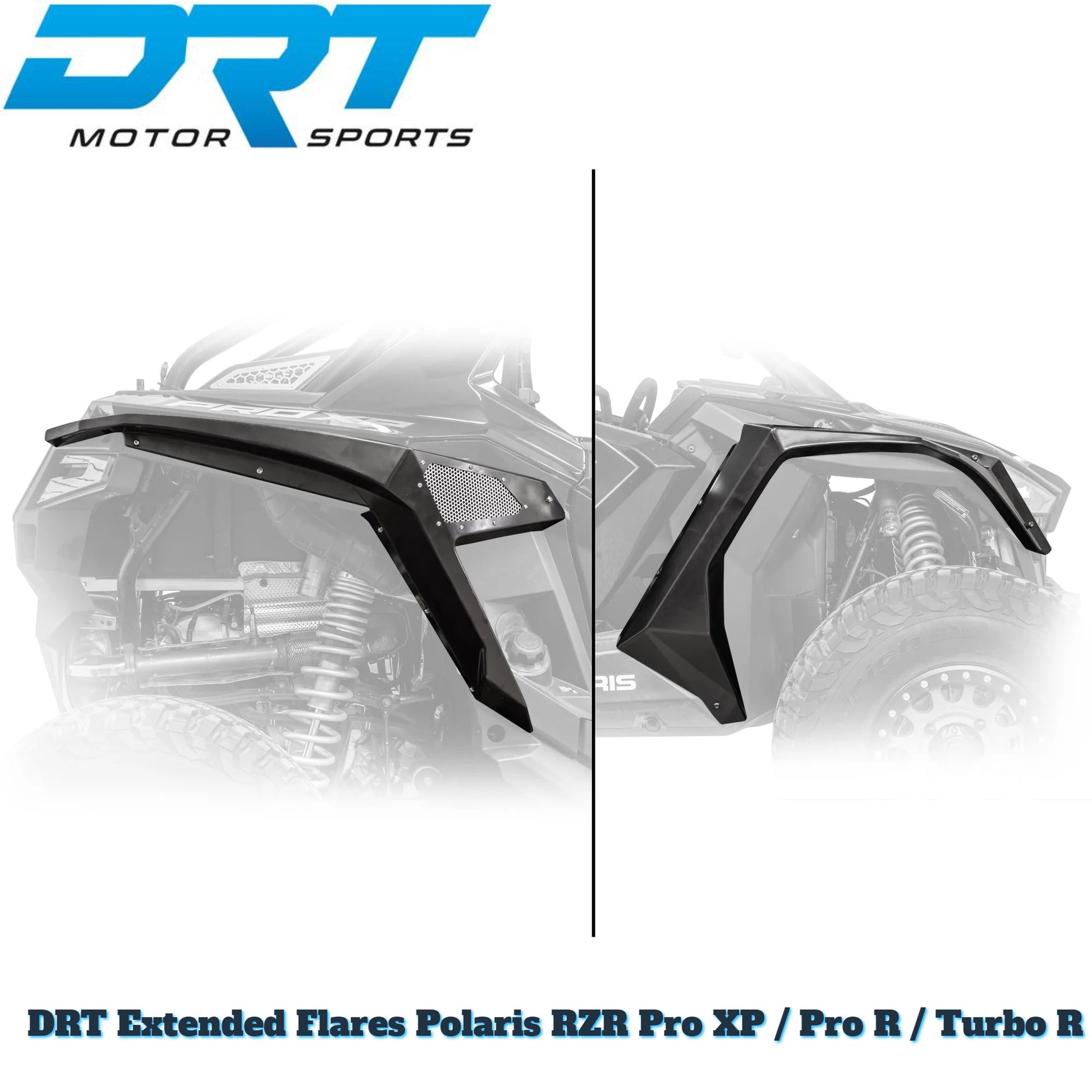 DRT Motorsports RZR Pro XP / Pro R / Turbo R 2020+ ABS Fender Kit Promo Pic
